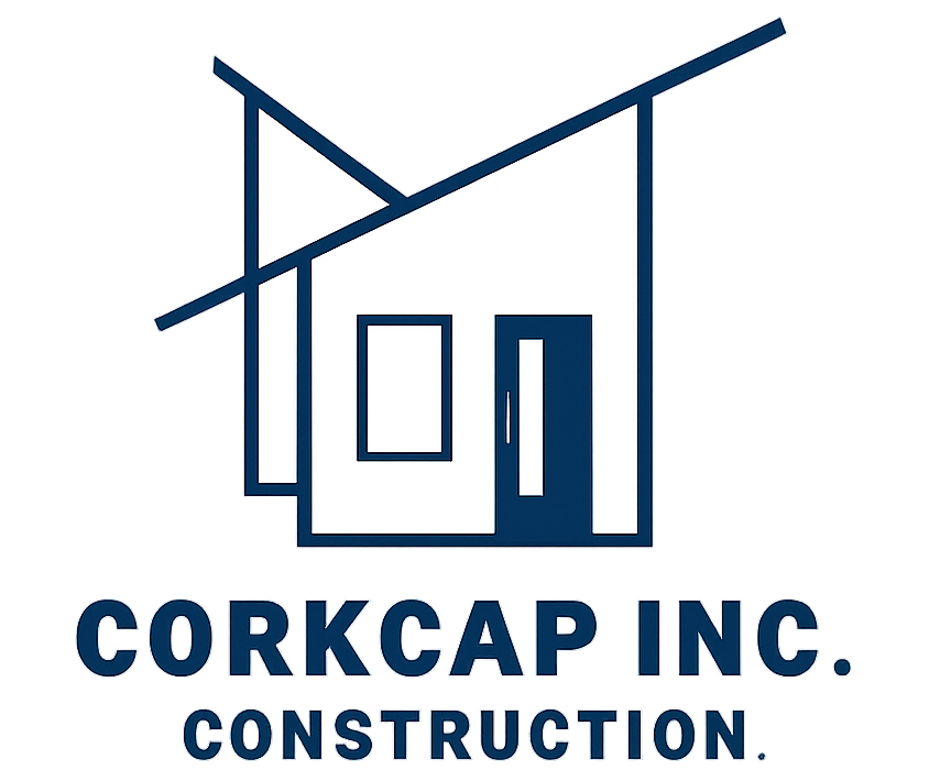 CorkCap Inc. Construction Logo
